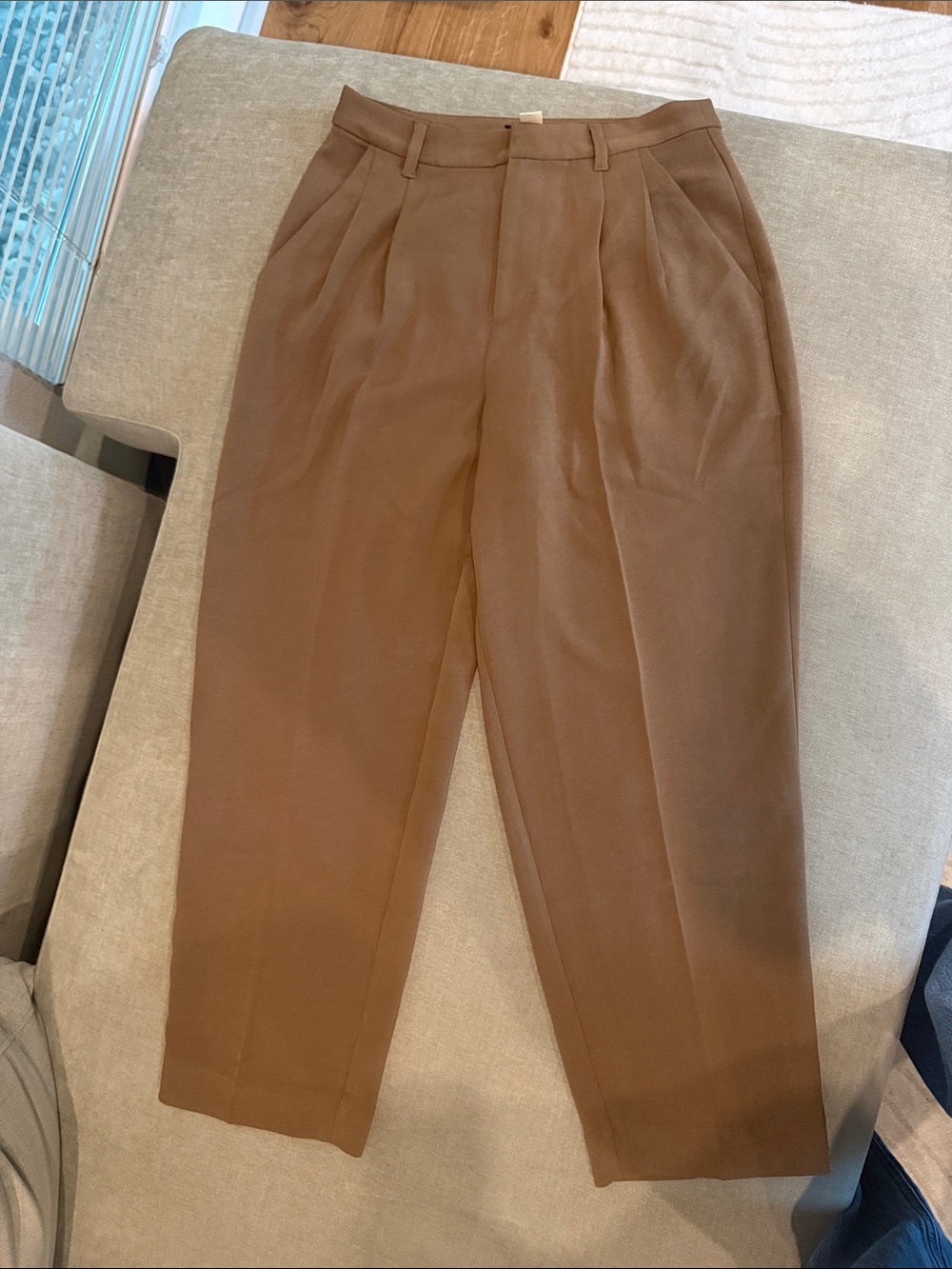 Women’s Brown- ish Pleated Dress Pants